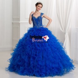 Wholesale 2017 Sweet 15 Dress New Beaded Quinceanera Dress Bridal Ball Party Wedding Gown Prom D ...