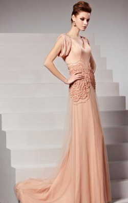 Online Long Pink In Stock Evening Prom Dress (LFYAK0244) cheap online-MarieProm UK