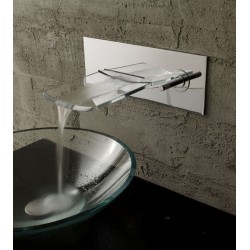 Contemporary Single Handle Waterfall Bathroom Sink Faucet– FaucetSuperDeal.com
