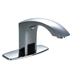4 Inch Brass Bathroom Sink Faucet with Automatic Sensor (Cold) – FaucetSuperDeal.com