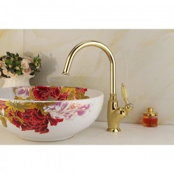 Pullout Spray Ti-PVD Finish One Hole Single Handle Kitchen Faucet At FaucetsDeal.com