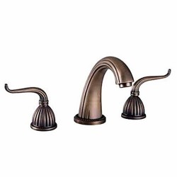 Antique Brass Finish Widespread Bathroom Sink Faucet – FaucetSuperDeal.com
