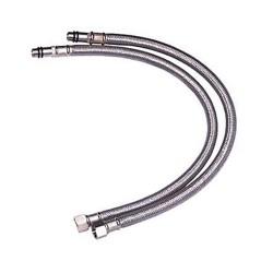 2 Stainless Steel Flexible Faucet Water Supply Hoses (0913-5D76) – FaucetSuperDeal.com