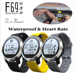 F69 Sport Waterproof Smart Watch | F69 Smart Swimming Watch Heart Rate Monitor