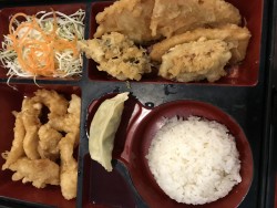 Tempura fish bento 🍱