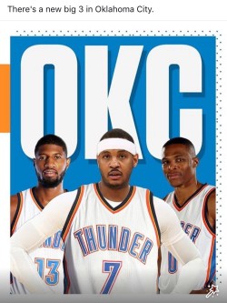 Carmelo Anthony joins OKC….😍