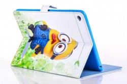 iPad Cartoon Minions Despicable ME PU Leather Case Cover