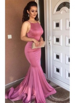 Sexy Spaghetti Straps Mermaid Formal Evening Dress 2017 Sleeveless Long Prom Dress_Evening Dress ...
