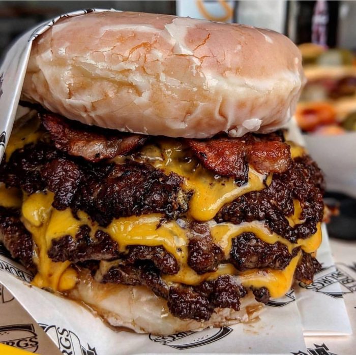 Donuts beef burger 🍩🍔