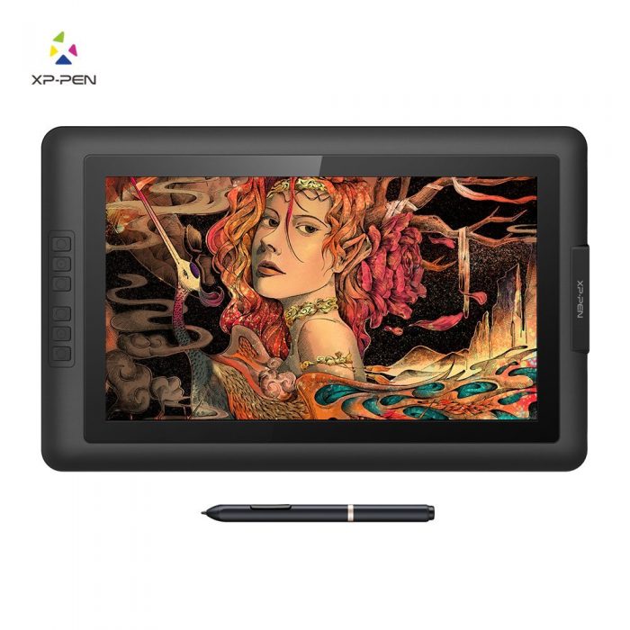 XP-Pen Artist15.6 Ips Drawing Monitor Pen Display Graphic Tablet Digital Monitor with Battery-Fr ...
