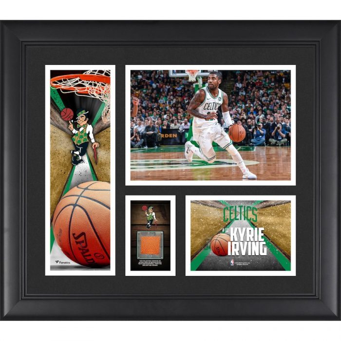 Boston Celtics Kyrie Irving Fanatics Authentic Framed 15″ x 17″ Collage with a Piece ...