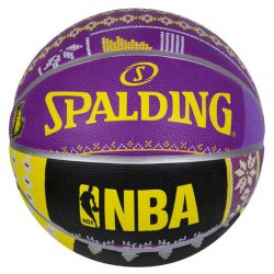 Spalding NBA Lakers Ugly Sweater Basketball | Rebel Sport