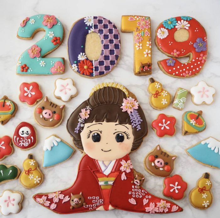 2019 Japanese girl cookies