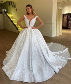 Ball Gown Off-the-Shoulder Bridal Gown | Sexy Strapless Appliques Wedding Dresses_Prom Dresses_S ...