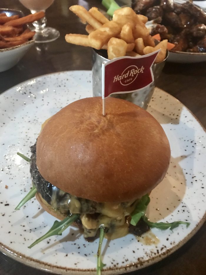 Angus beef burger # Hard Rock Cafe # Gold Coast