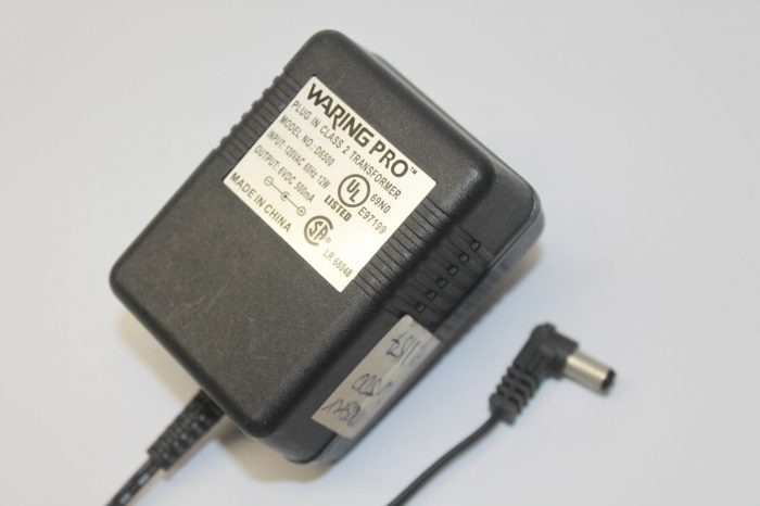 New 6V 500mA Waring Pro D-6500 Class 2 Transformer Power Supply Ac Adapter