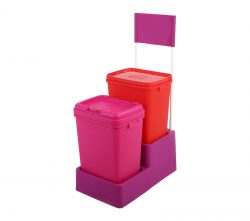 BRIGHT Plastic PET Food Container H513B(40L)