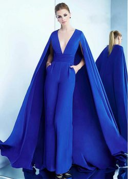 Modern Abendkleider Lang Blau | Formal Abendmoden Online
