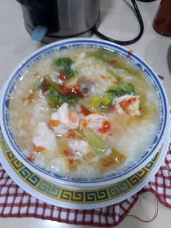 Mum seafood porridge