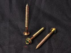 Flange wood screws