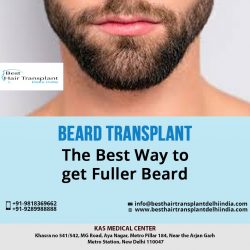 Book an Appointment for Beard Hair Transplant Surgery in Delhi