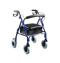 D016 Aluminum Rollator with 8′ casters