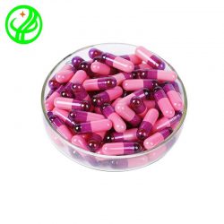 Purple transparent pink HALAL Capsule