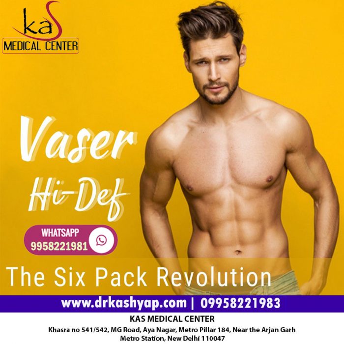 Six Pack Abs | Cost of Vaser High Definition Liposuction in Delhi