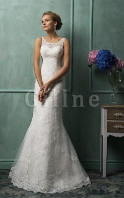 Abito da Sposa con Applique Moda Favola in Pizzo con Piega – Gillne.it