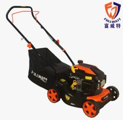 Fullwatt 16″ Lawn Mower Hand Push Plastic Deck Petrol Rotary (99cc)