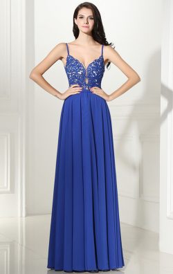 A line Straps Evening Gowns Online 2022-2023