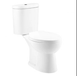 2-piece ceramic toilet, enlongated S-trap toilet, TISI/SNI certified toilet