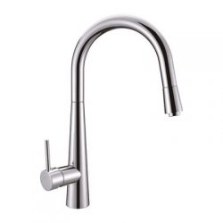 brass faucet single handle hot/cold deck-mounted sink mixer, pull-out kitchen faucet