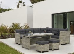 6 Seater Rattan Garden Furniture