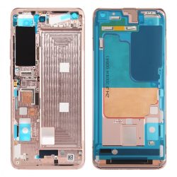 Front Housing LCD Frame Bezel Plate for Xiaomi Mi 10 5G / Mi 10 Pro 5G(Gold) Xiaomi Replacement  ...