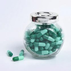 Dark Green & Light Green Empty Gelatin Capsules