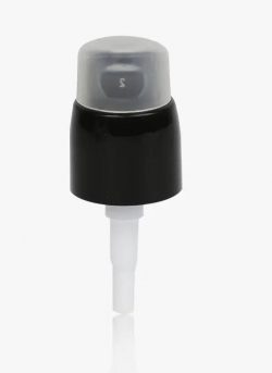 18/410 Black Plastic Cream Pump Cosmetic Water Pump Foundation Pump For Cosmetic Bottles