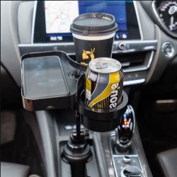 Auto Interior Accessory Rotating BMW Base Drink Dual Cup Expander Adapter Car Adjustable 2 In 1  ...