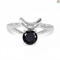 Buy Natural Stone Black Tourmaline Ring Collection | Rananjay Exports
