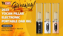 How to Win the Yocan Pillar Electric E Rig Giveaway?