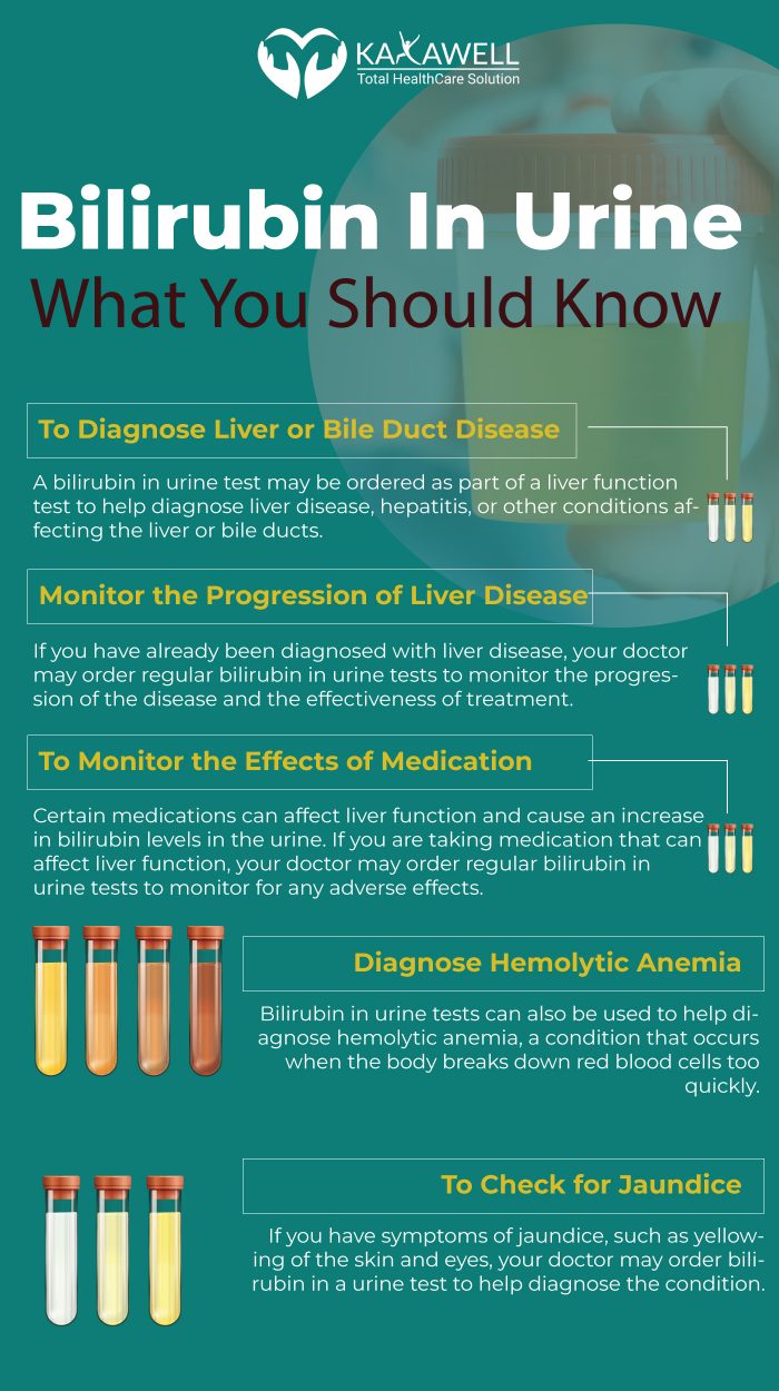 Symptoms of bilirubin in urine