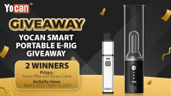 Yocan Pillar Electric Dab Rig Manufacturer Giveaway Has Started