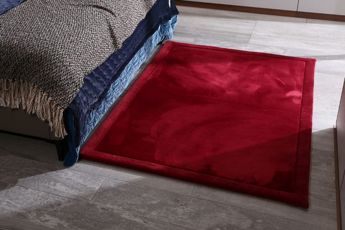 Coral Velvet Thickening Rug