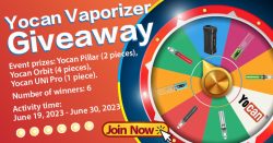 Free Vaporizer Yocan Giveaway Time