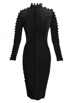 Elegance and Flair: The Timeless Allure of the Black Pom Pom Dress