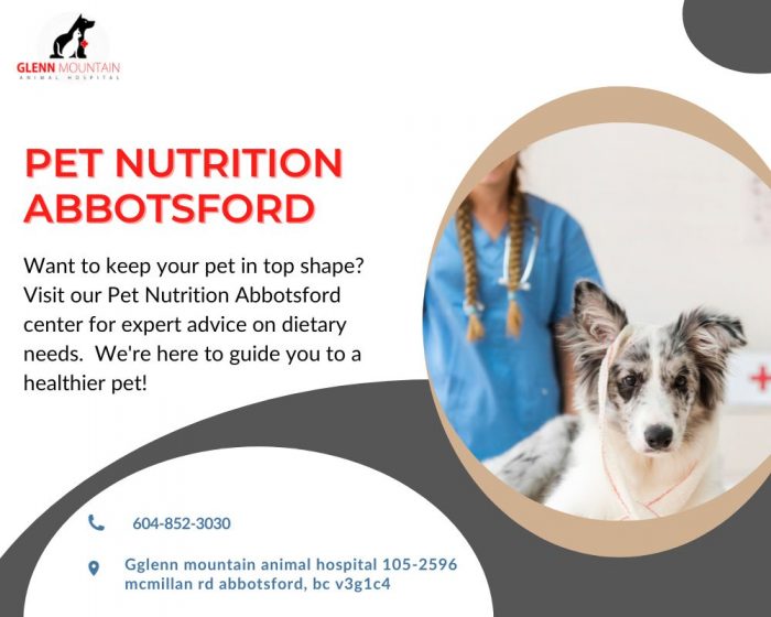 Pet Nutrition Abbotsford can help you learn about the right nutrition