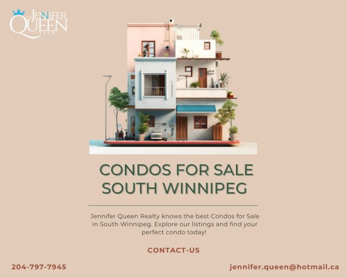 Luxurious and updated Condos for sale south Winnipeg