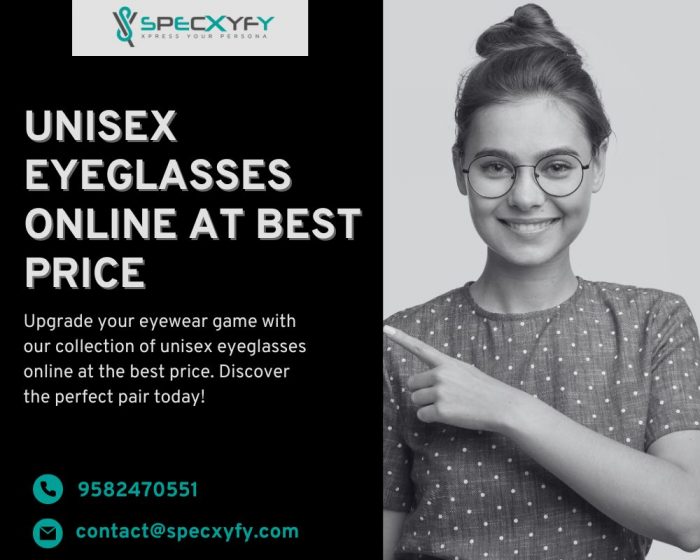 Discover Affordable Unisex Eyeglasses Online at Specxyfy