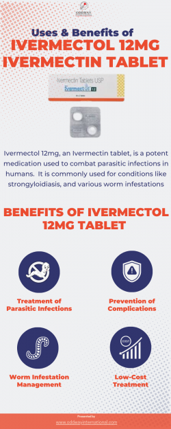 Uses & Benefits of Ivermectol 12mg Ivermectin Tablet