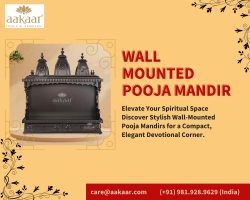 Order Wall Mounted Pooja Mandir For Home and it will fit on your shelf